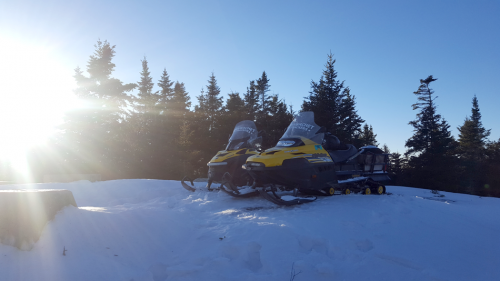 snowmobiles on 12-22-16